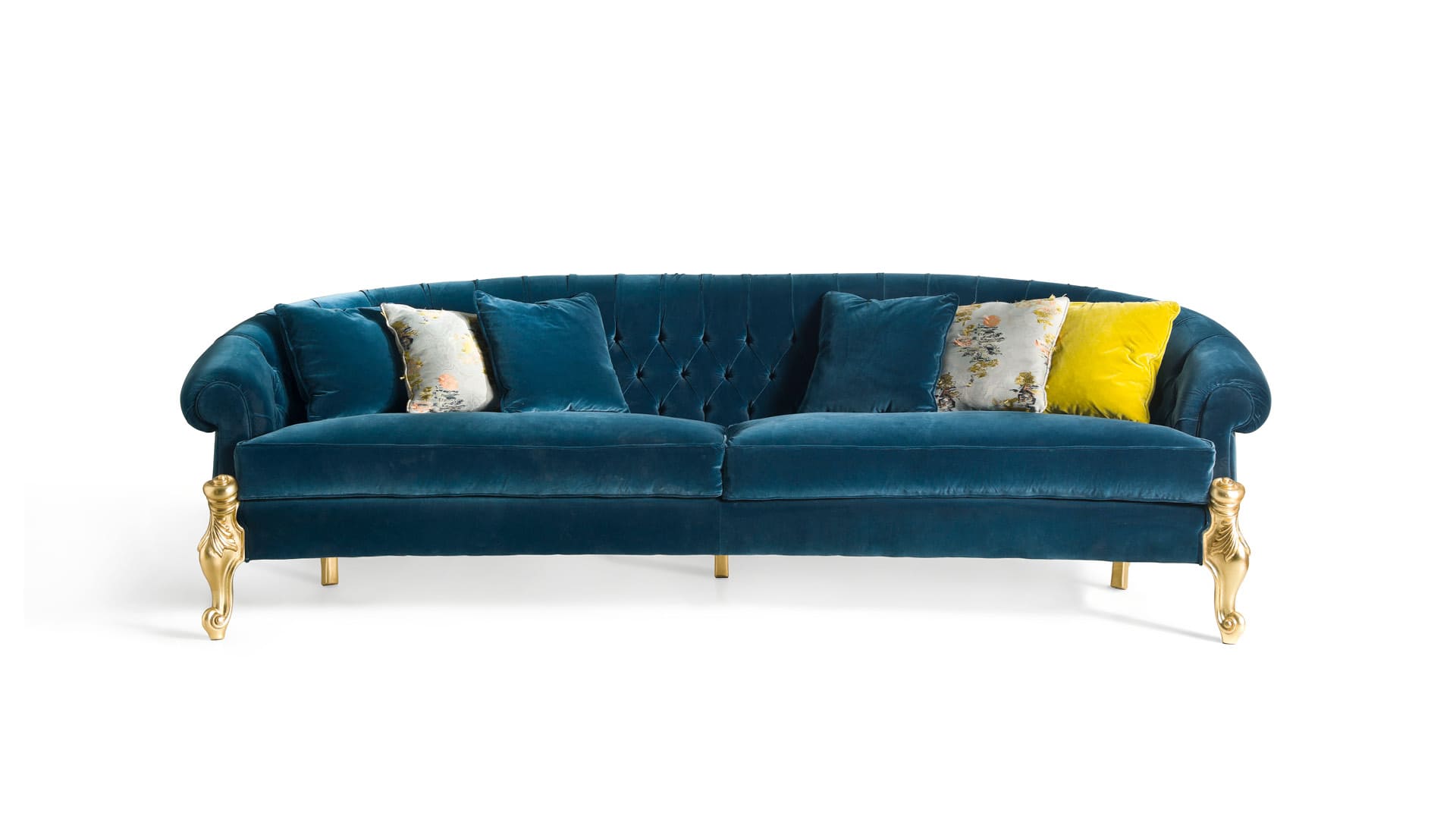 Диван с мягкой обивкой в ​​стиле барокко Фабрика ANGELO CAPPELLINI Ercole 