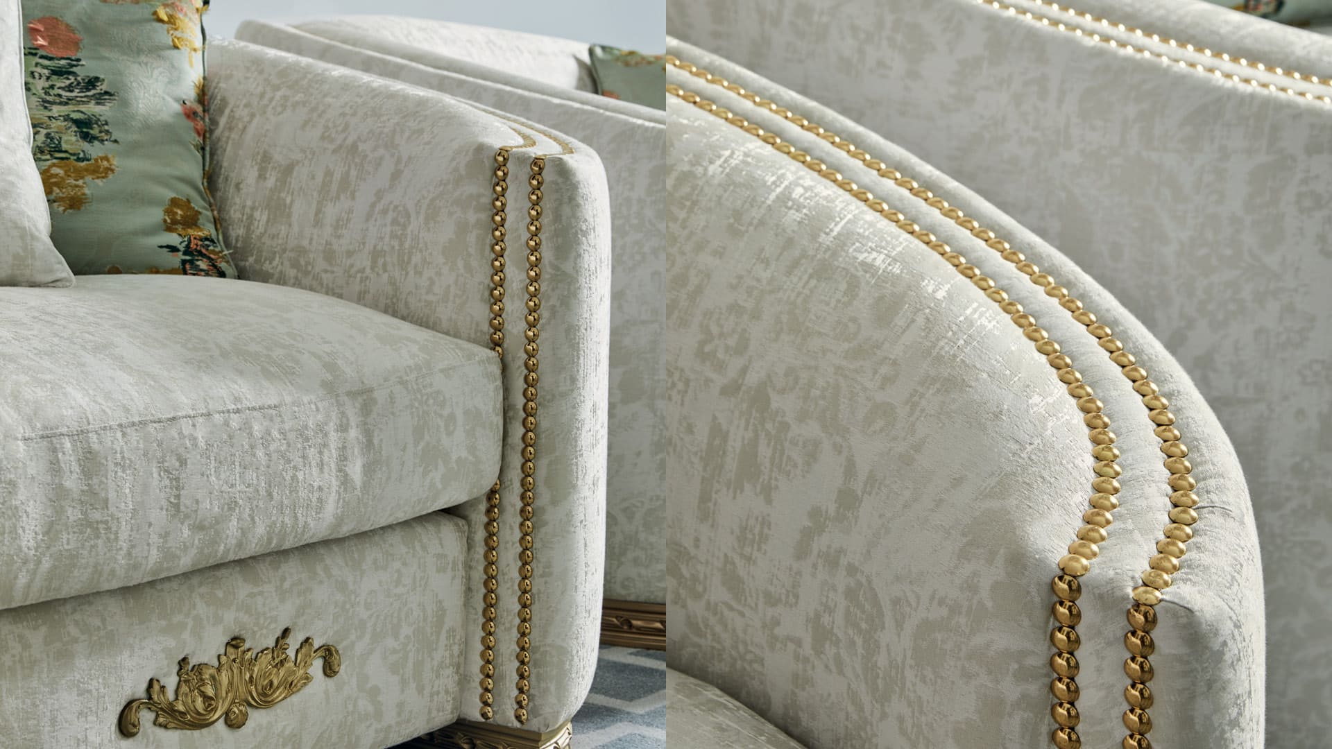 Мягкий диван с цоколем Фабрика ANGELO CAPPELLINI Esedra 