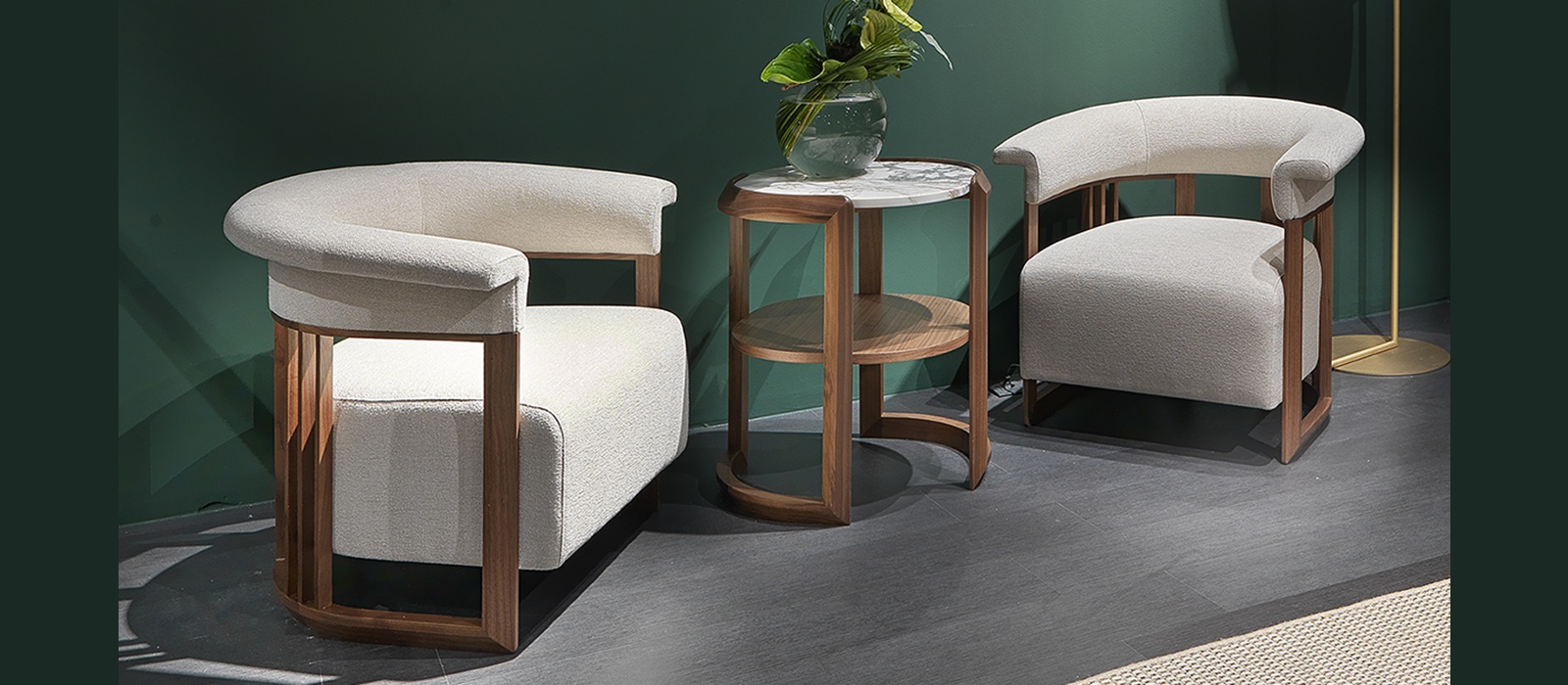 Кресло круглое Фабрика ANNIBALE COLOMBO  
