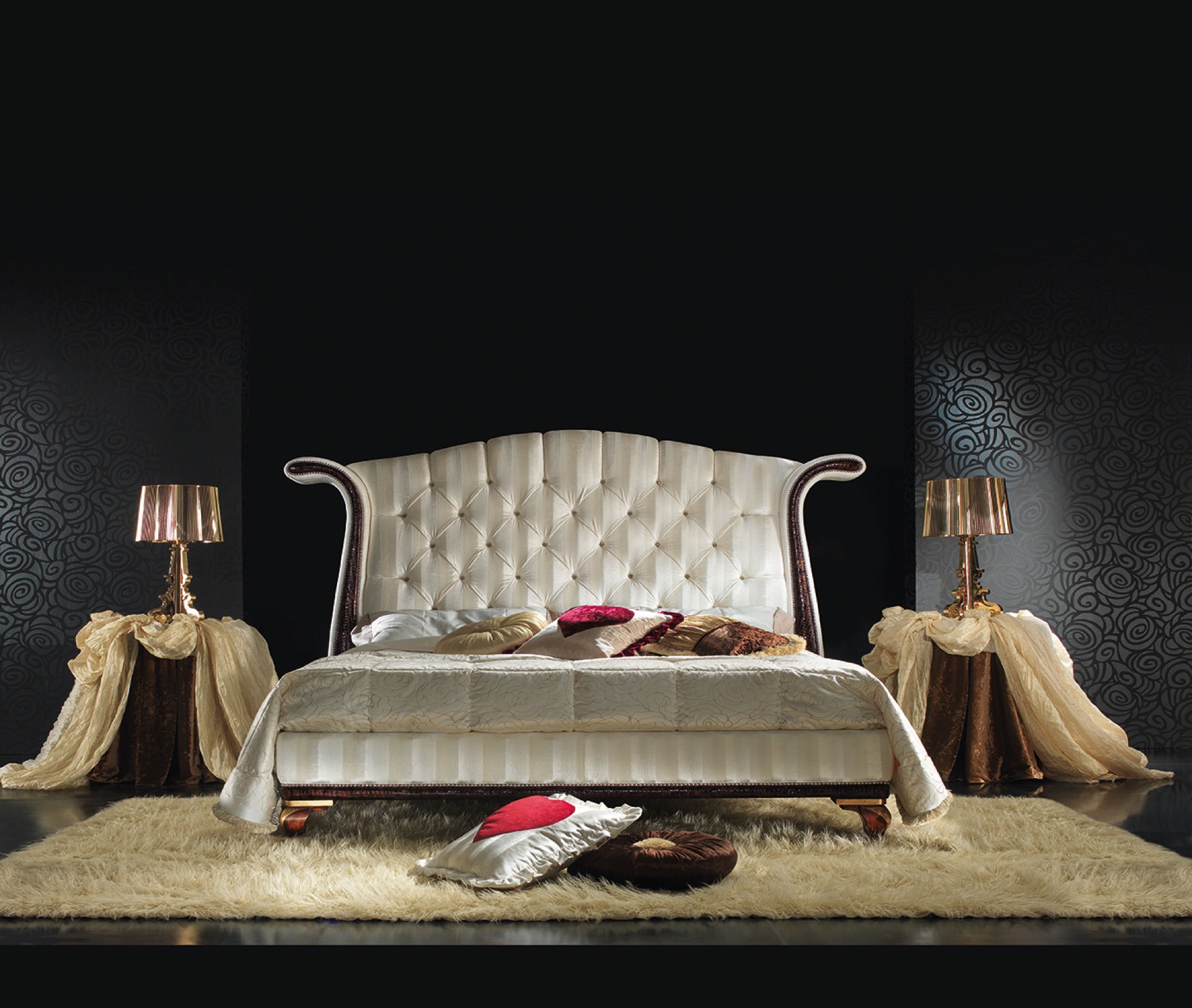 Кровать Фабрика BEDDING Krug - Letto 