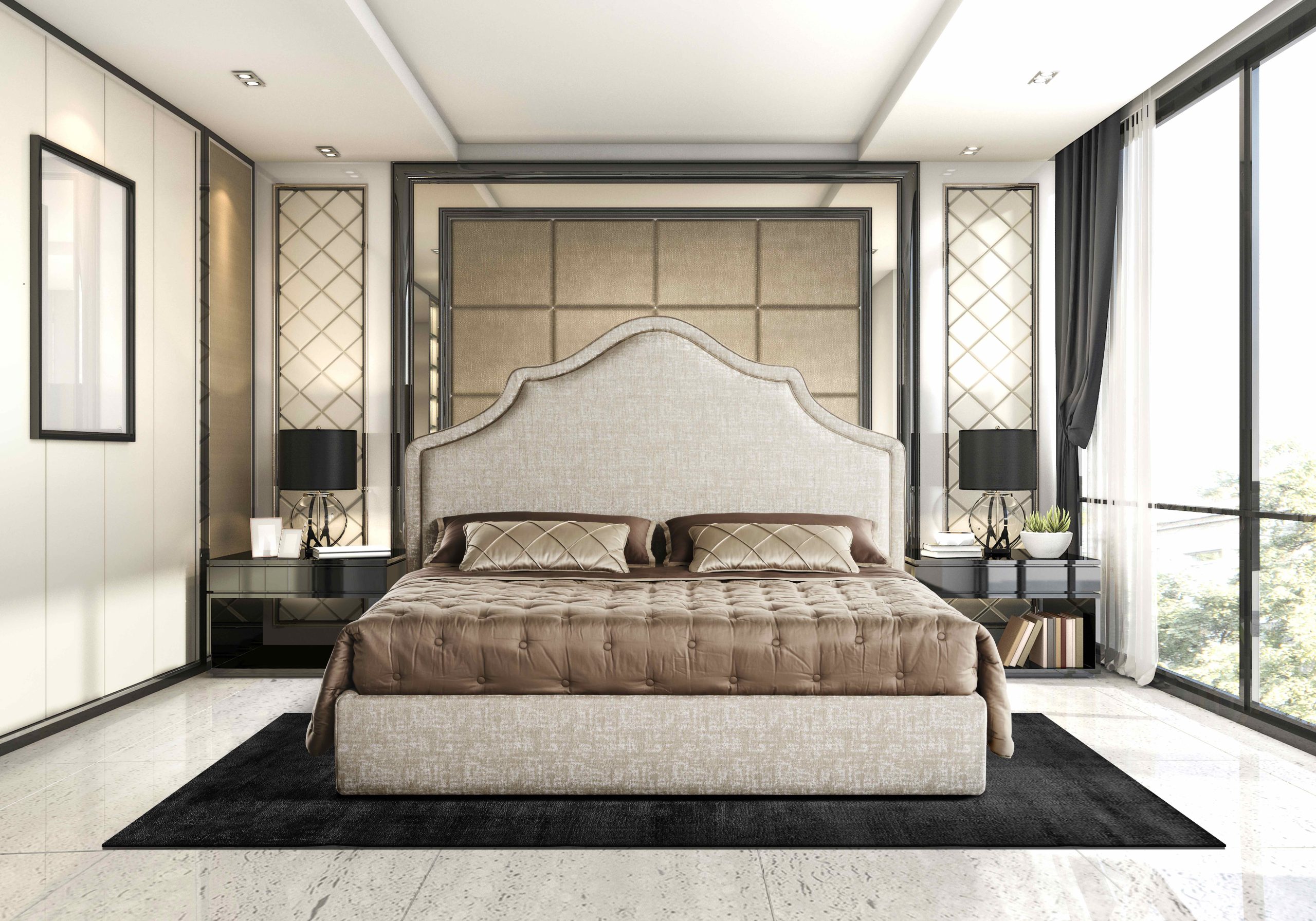 Кровать Фабрика BEDDING Alan 