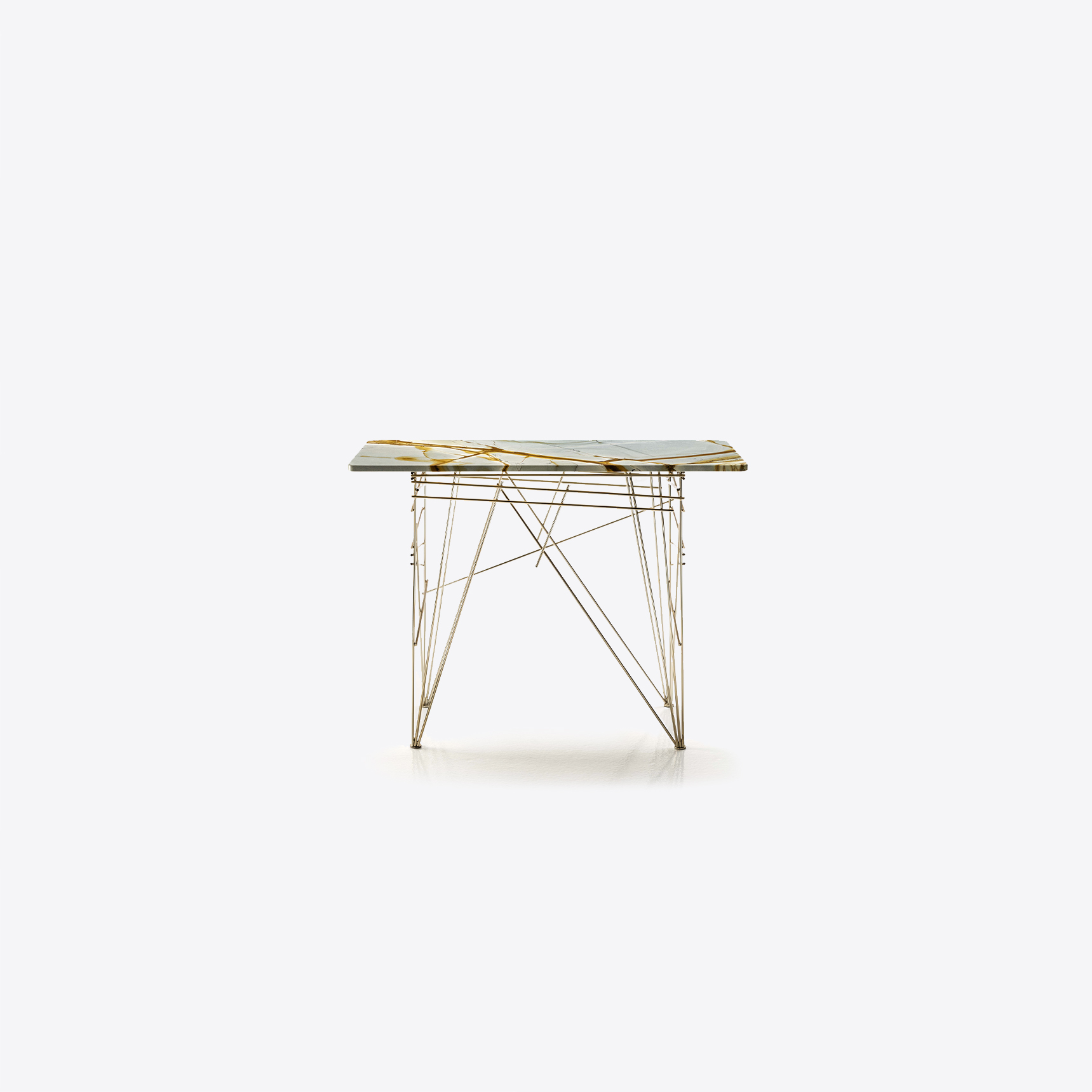 Стол журнальный Фабрика BLACK TIE Lin marble 