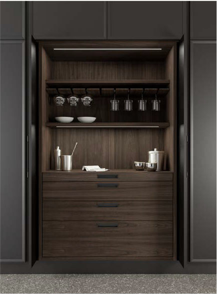 Кухня Фабрика CASTAGNA CUCINE DÉCO METAL & WOOD 