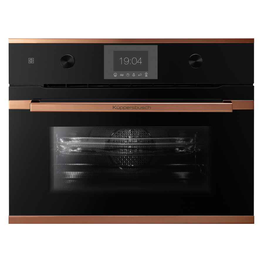 Компактный духовой шкаф с микроволнами Copper Фабрика KUPPERSBUSCH CBM 6350.0 S7 