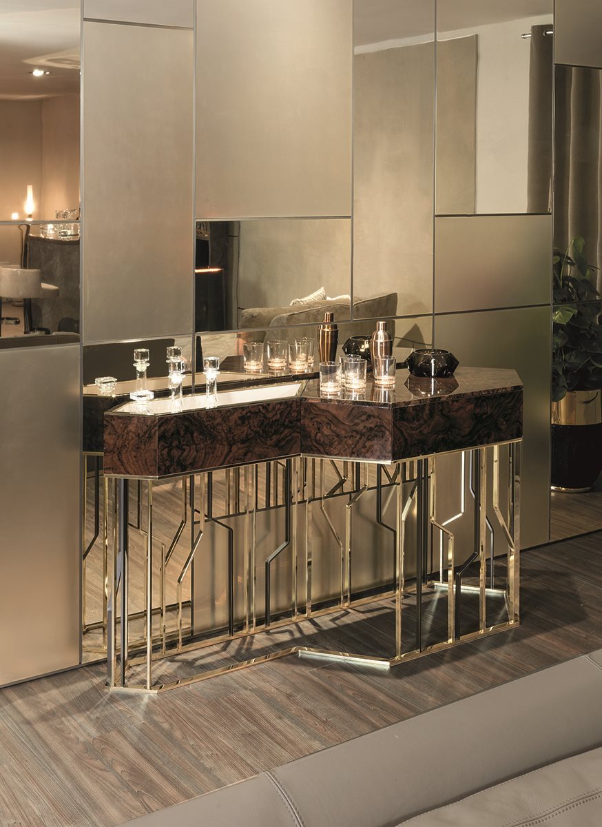 Консоль Фабрика LONGHI Ginza evo console 