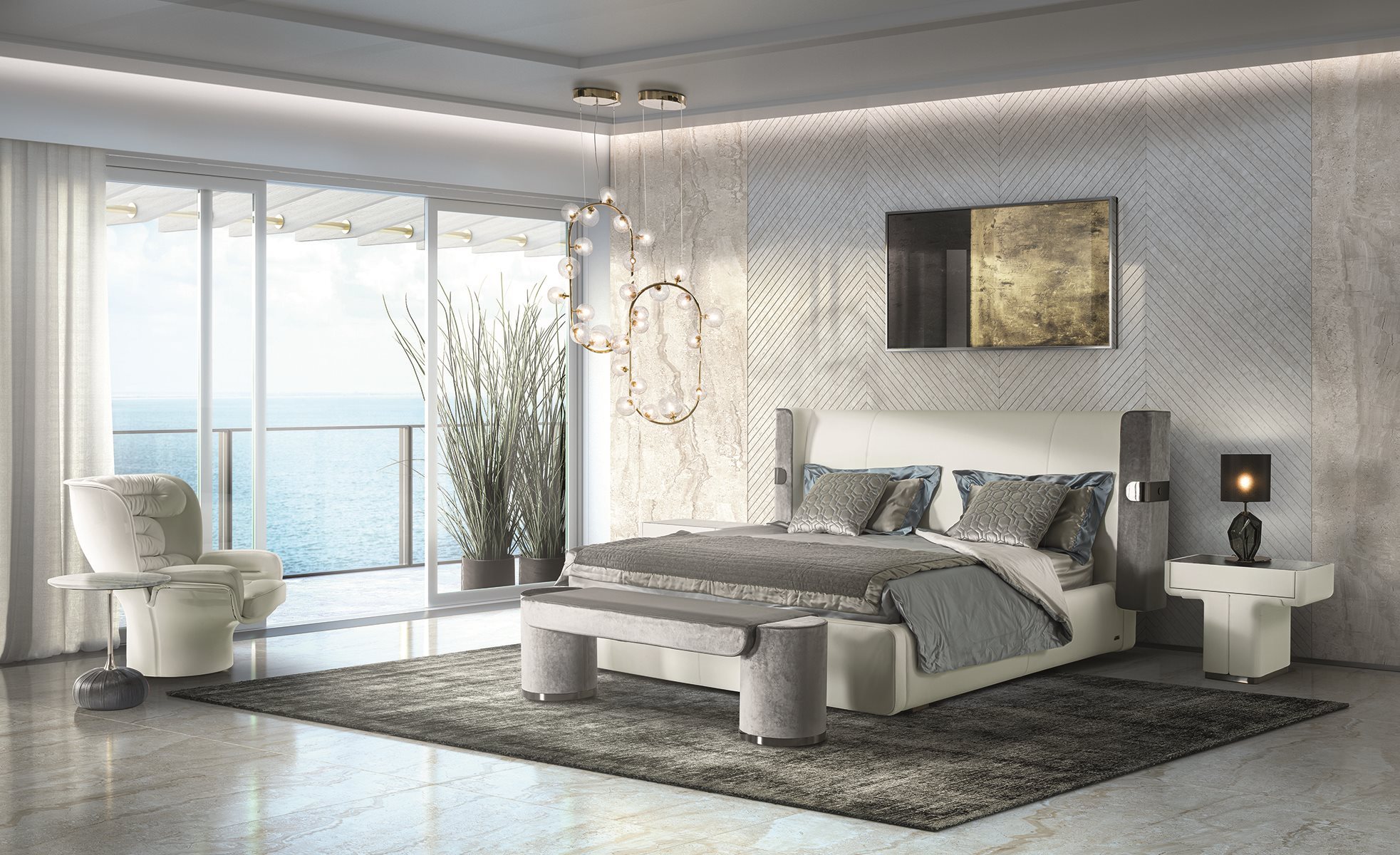 Кровать Фабрика LONGHI Mi bed 