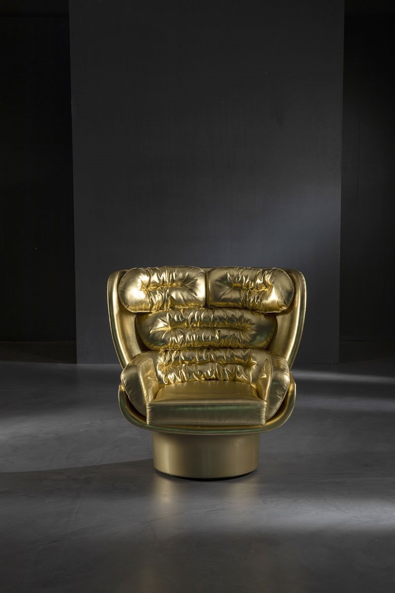 Кресло Фабрика LONGHI Elda Gold 