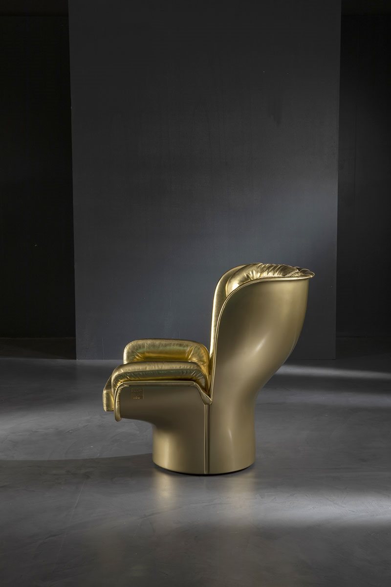 Кресло Фабрика LONGHI Elda Gold 