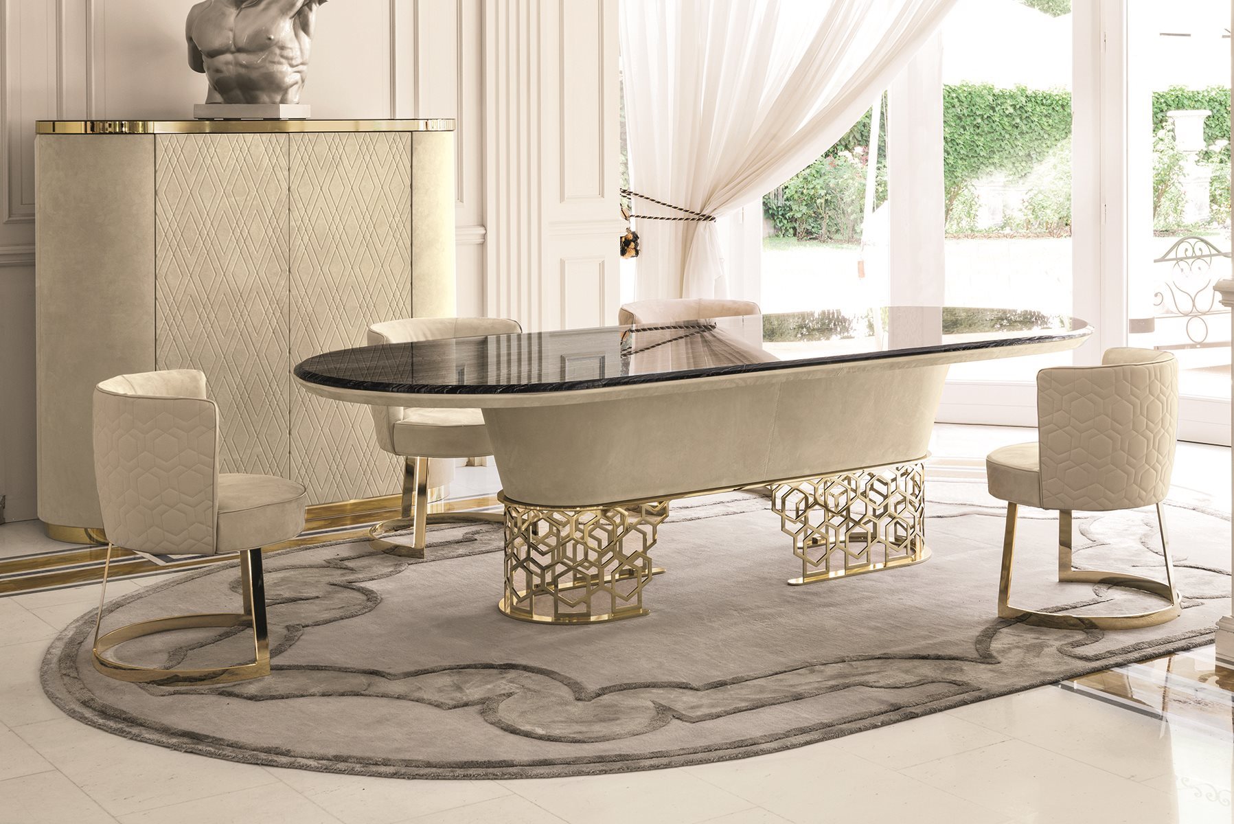 Стол обеденный Фабрика LONGHI Clairmont 