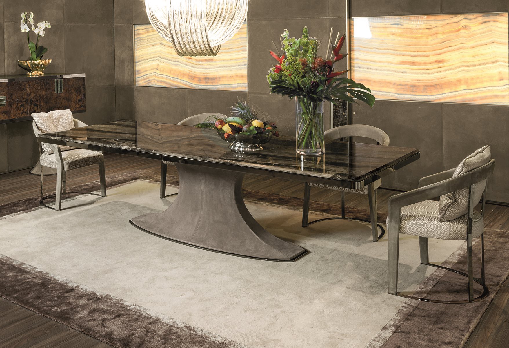 Стол обеденный Фабрика LONGHI Hubert 