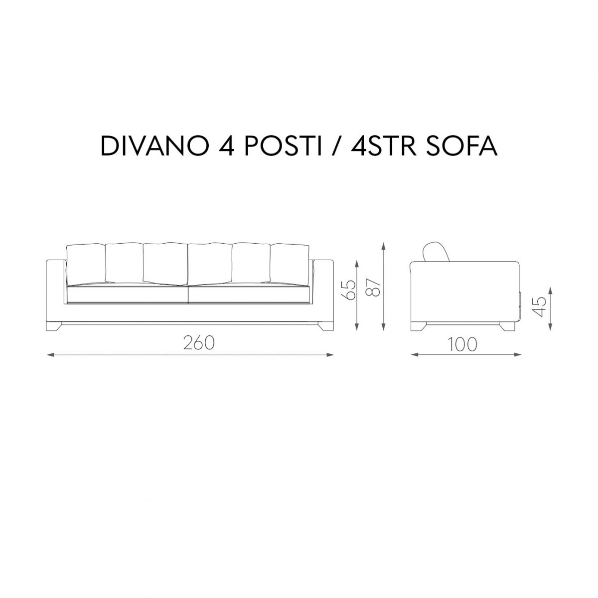 Диван Фабрика TOSCONOVA Lanai dedar sofa 