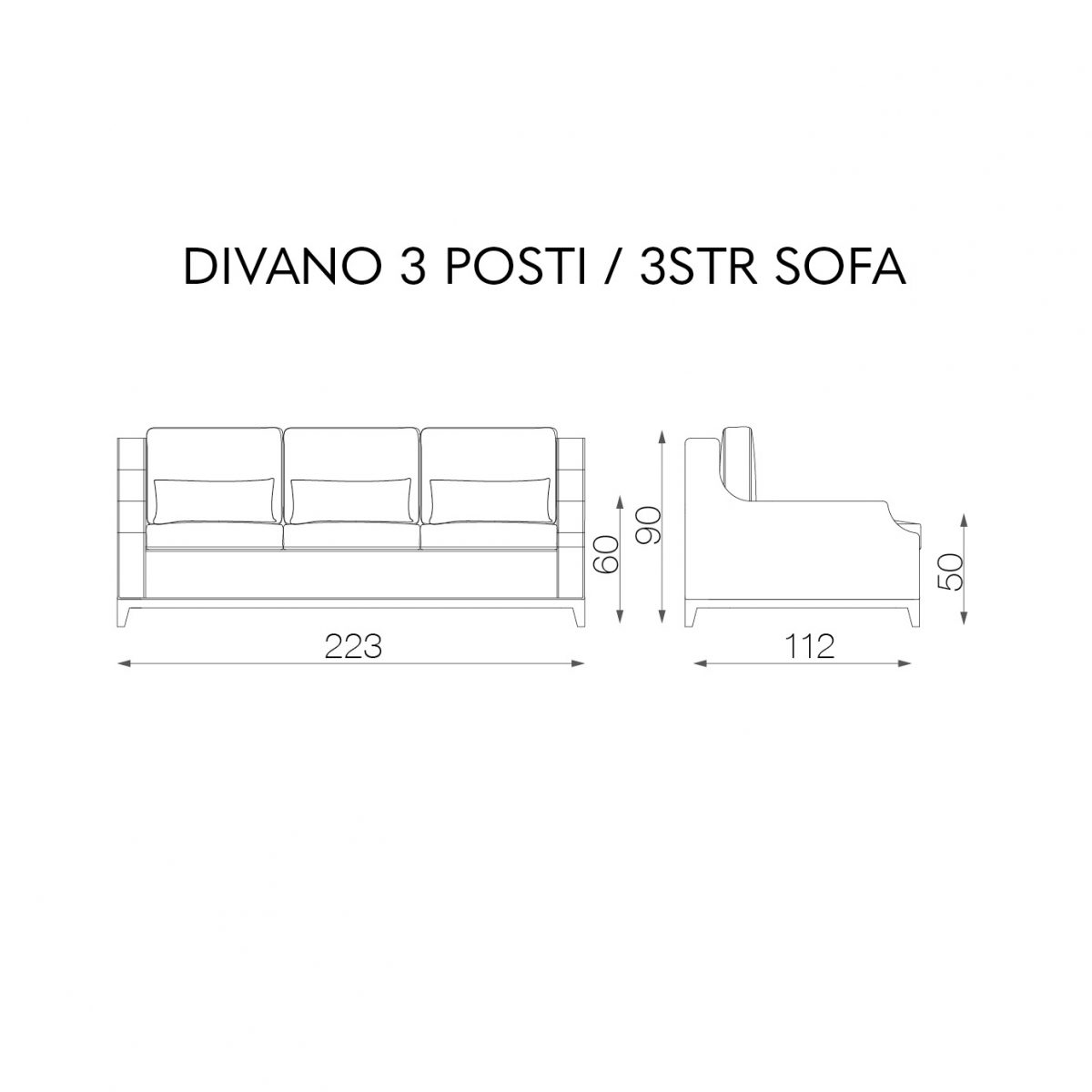 Диван Фабрика TOSCONOVA Neri sofa 