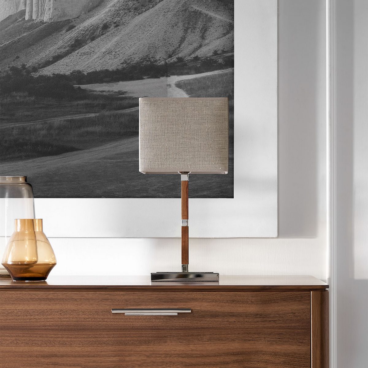 Лампа настольная Фабрика TOSCONOVA Abilene canaletto table lamp 
