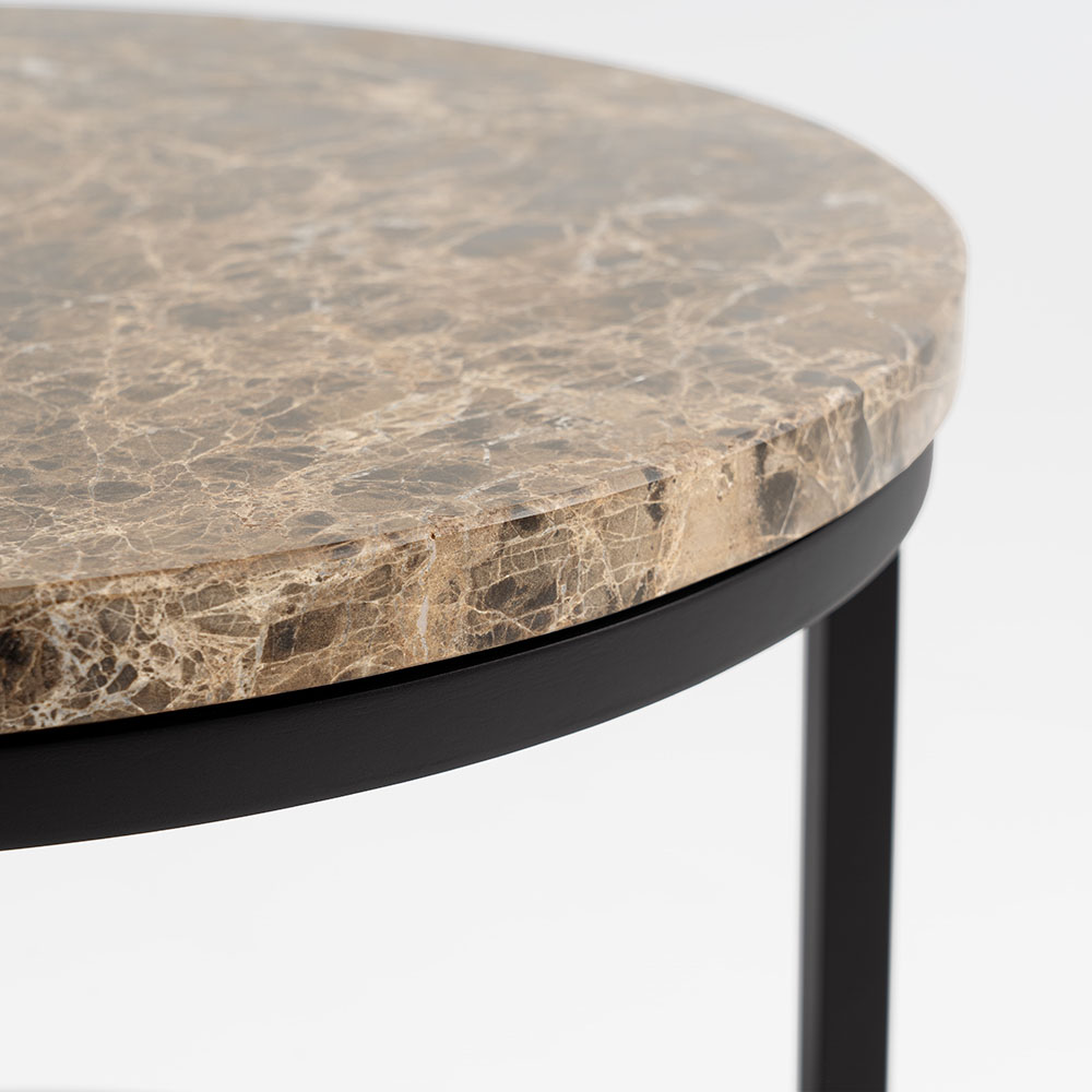 Стол журнальный Фабрика TOSCONOVA Brass st small table 
